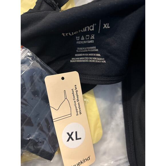 Truekind® Supportive Comfort Wireless Shaping Bra black XL - Picture 4 of 6